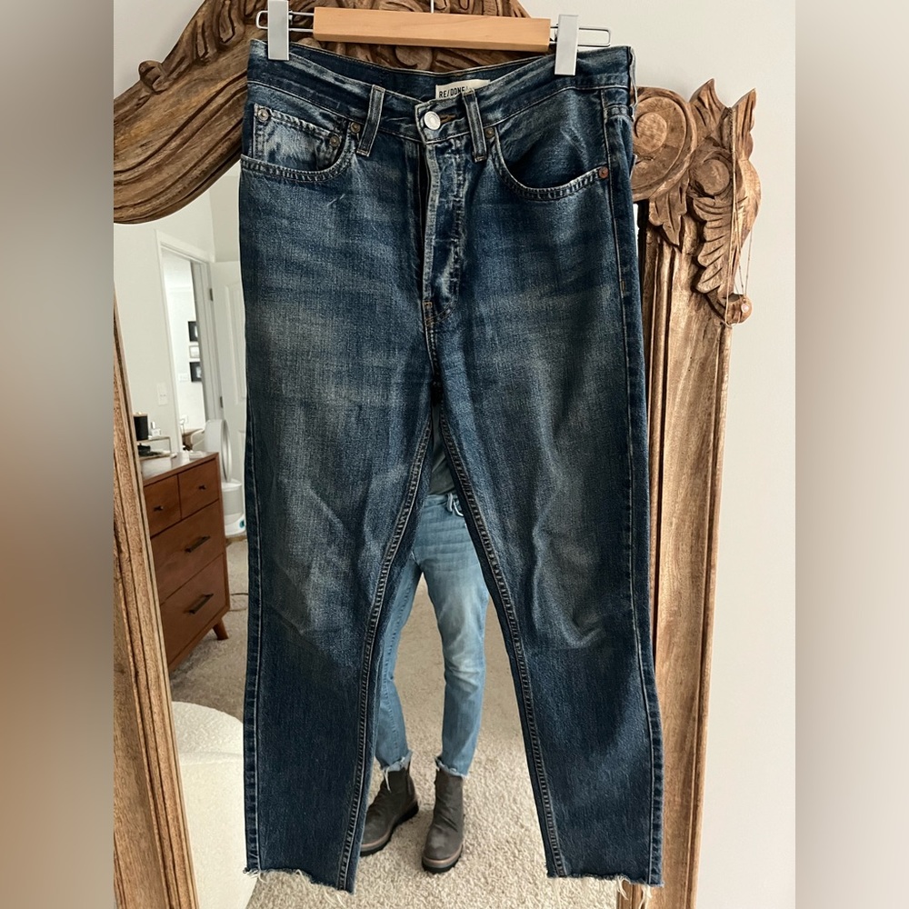 RE/DONE high rise jeans